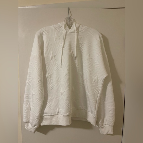 White Star Detailed Hoodie. Never Worn. NWT - Picture 1 of 3